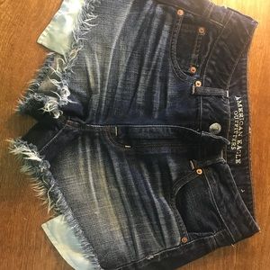 American Eagle Hi-Rise Festival Jean Shorts